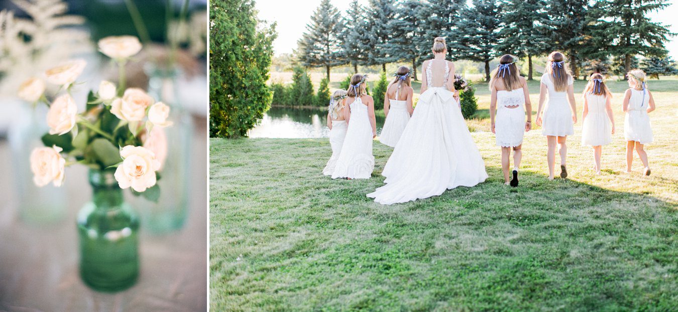 Flower girls & Bride | Michigan Fine Art Wedding Photographer | Cory Weber Photography