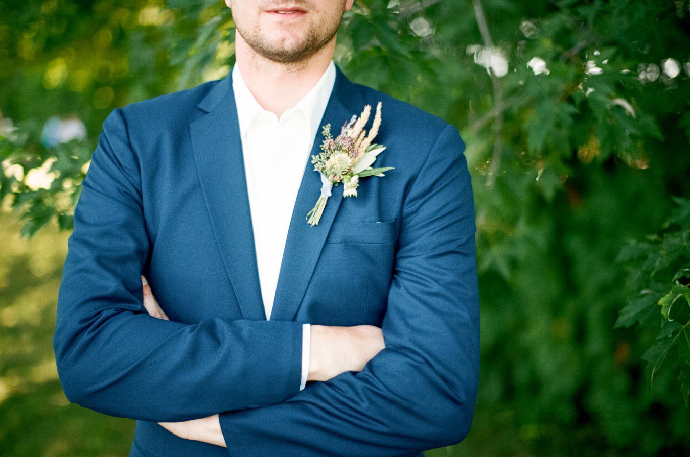 Alba Legacy Navy Suit | Michigan Fine Art Wedding Photographer | Cory Weber Photography