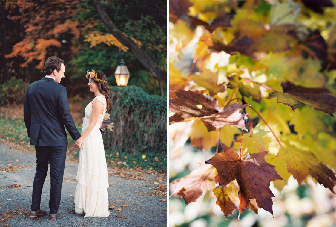 Published northern michigan photographer photographs fall wedding anniversary