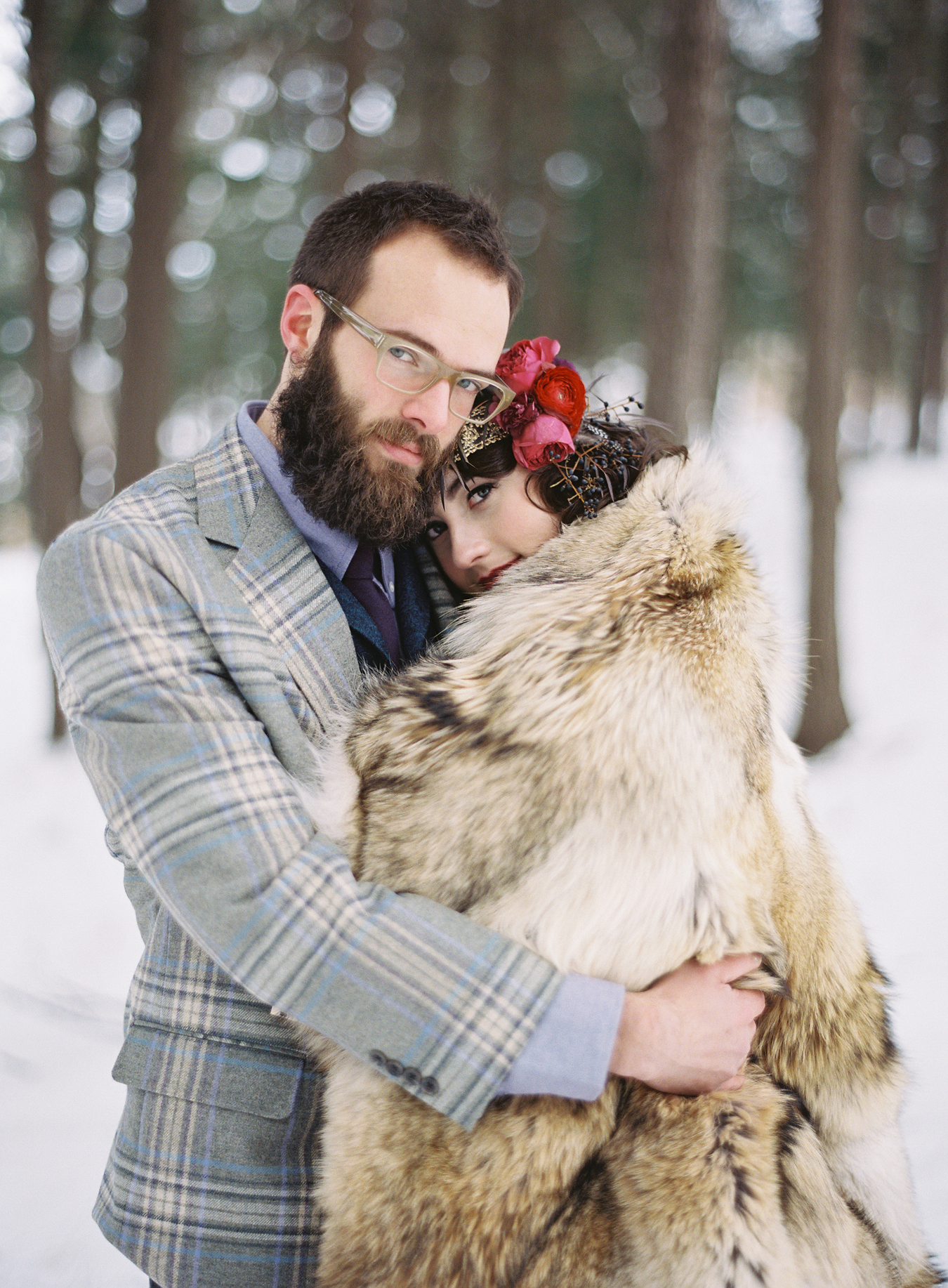 Michigan Winter Wedding Inspiration | Cory Weber Photography
