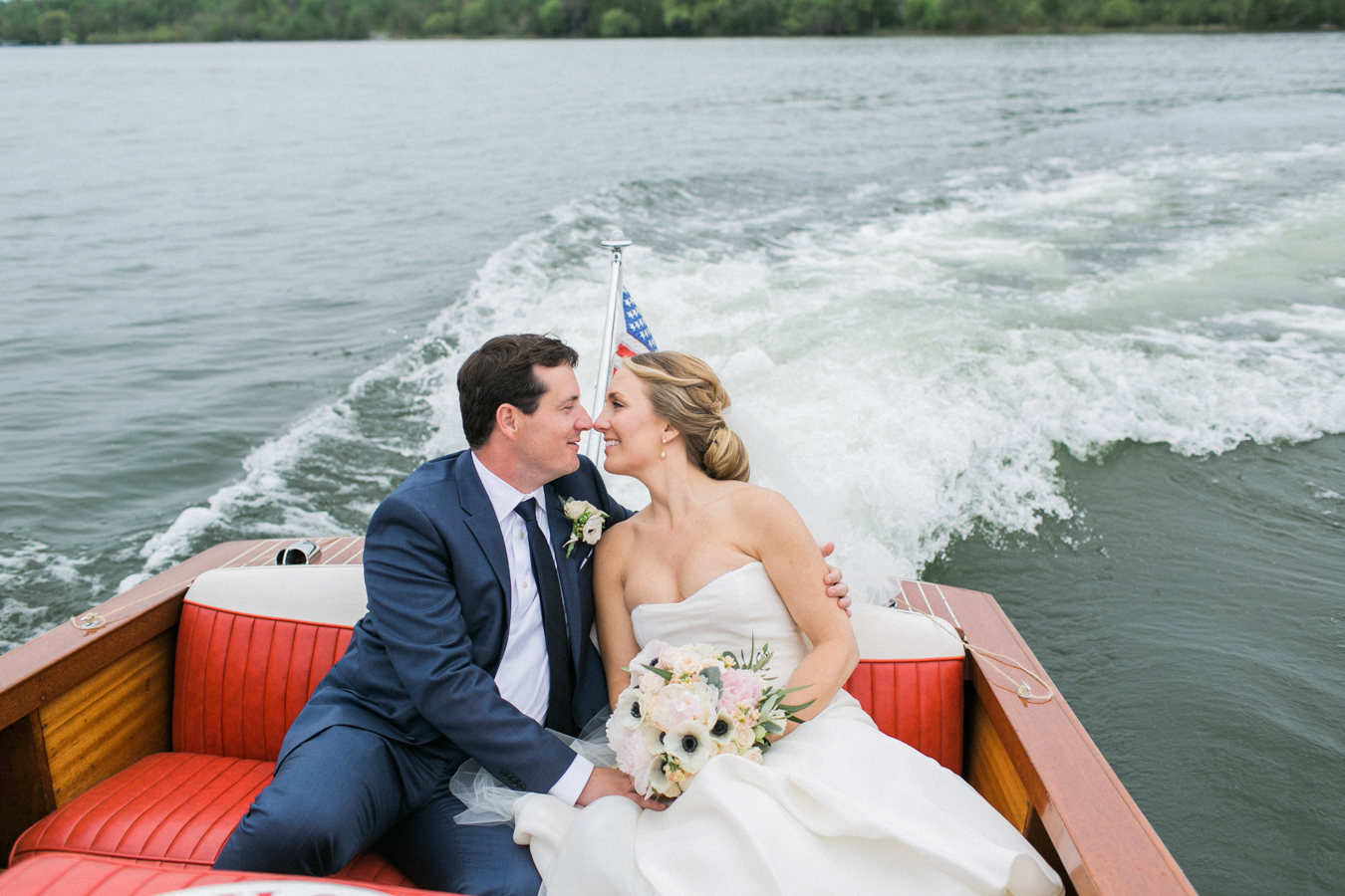 Cory Weber Photography | Sincerely Ginger Weddings | Vintage ChrisCraft Wooden Boat