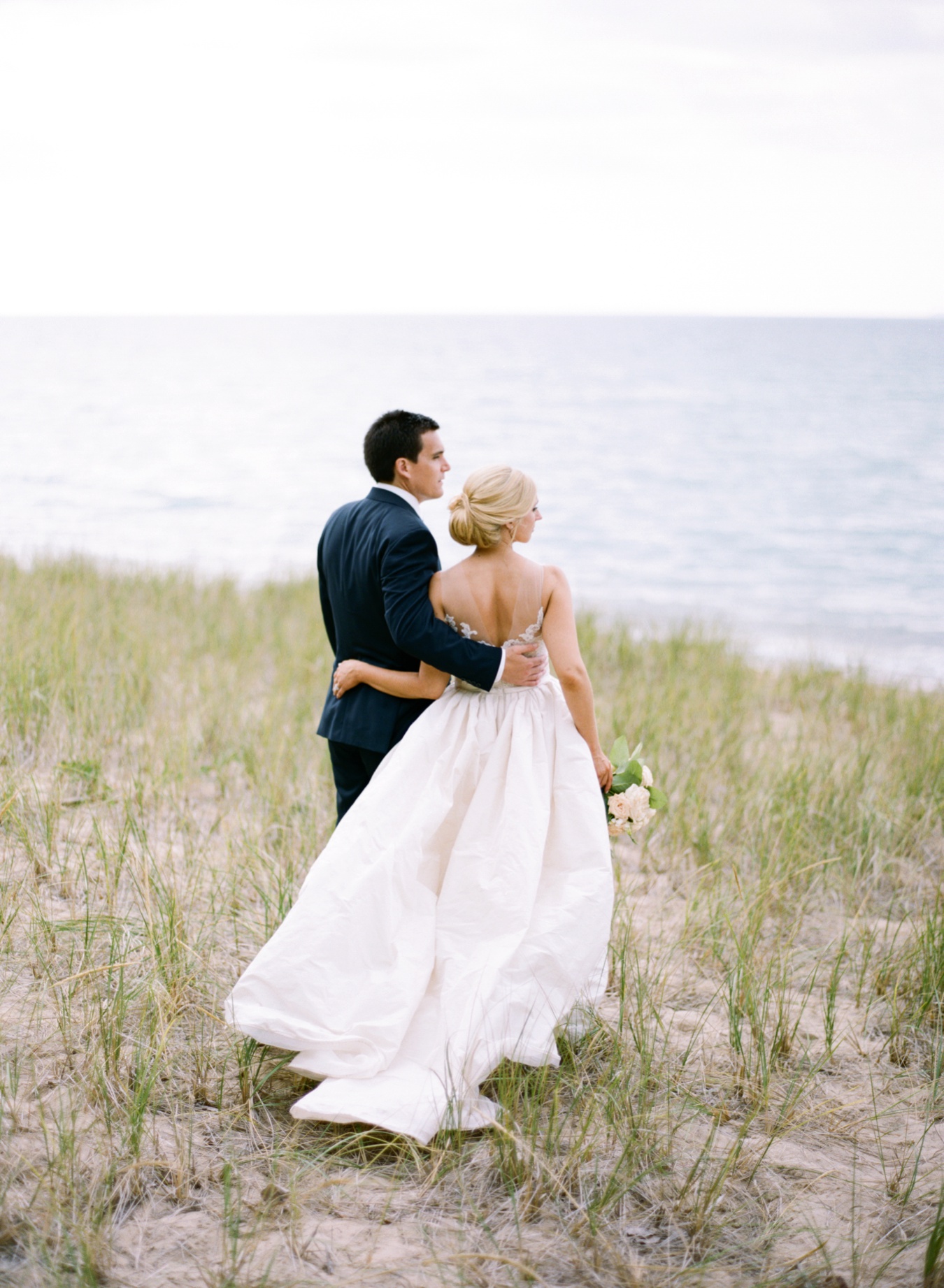 Michigan Fine Art Film Wedding Photography | Lake Michigan | Cory Weber Photography