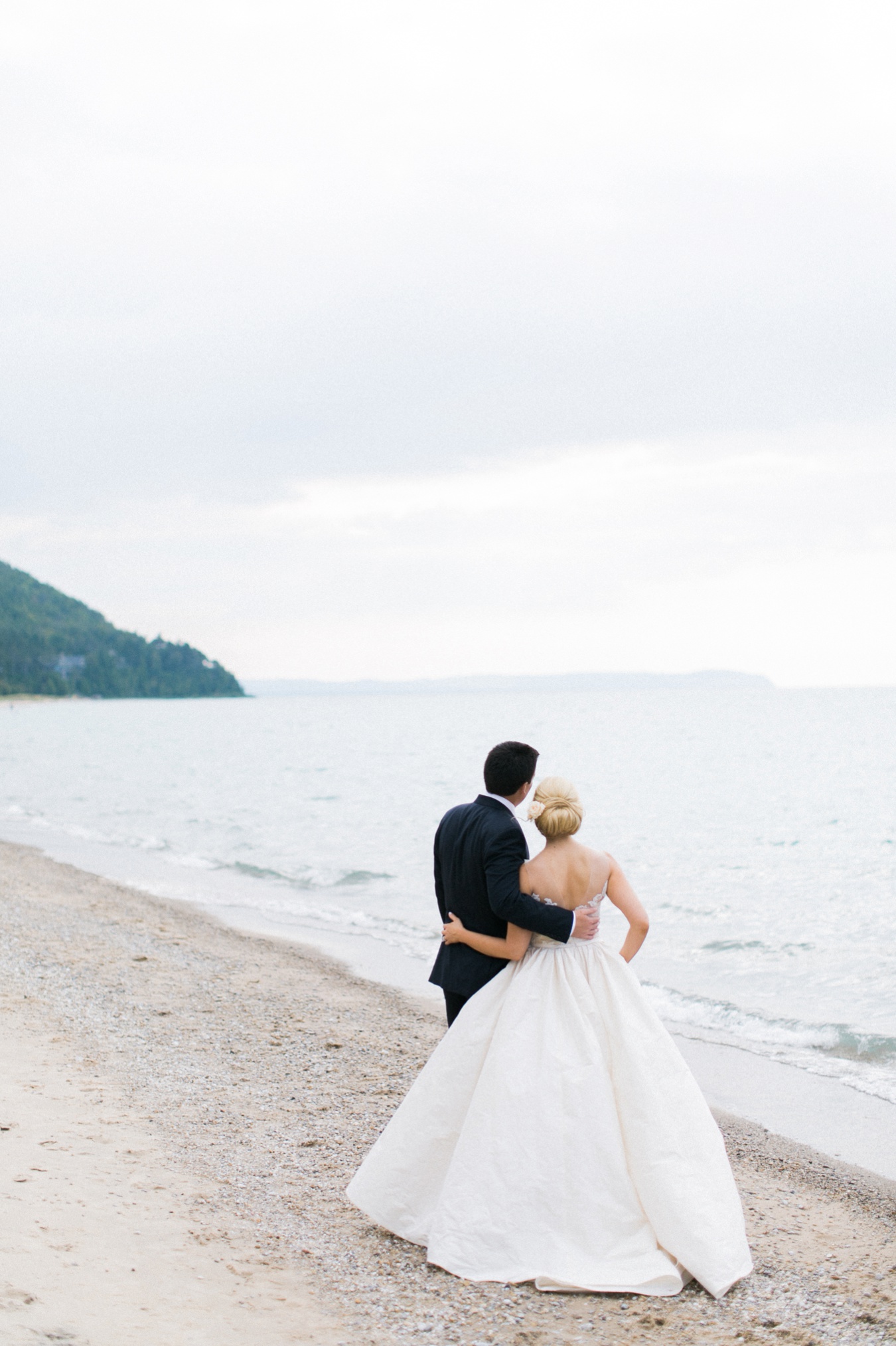 Bride & Groom | Lake Michigan | Cory Weber Photography