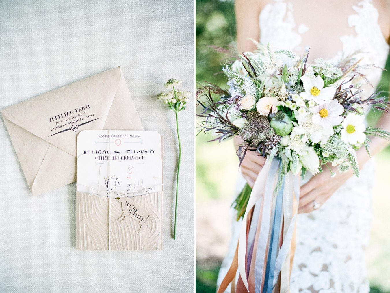Benita Turcu Invitations | BLOOM Floral Design | Michigan Fine Art Wedding Photographer | Cory Weber Photography