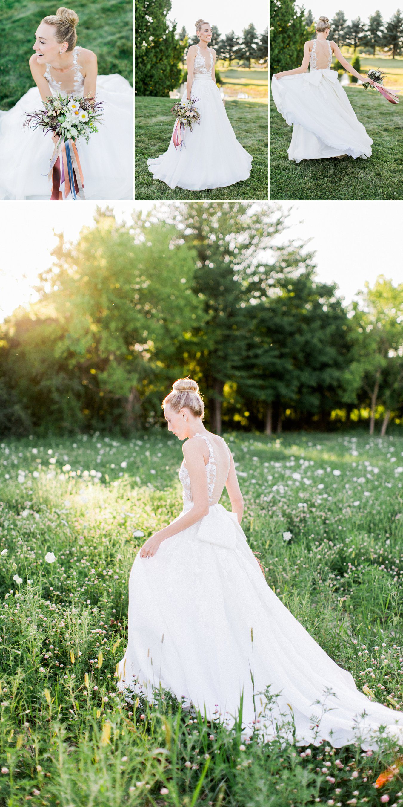 Mark Zunino Custom gown | Michigan Fine Art Wedding Photographer | Cory Weber Photography