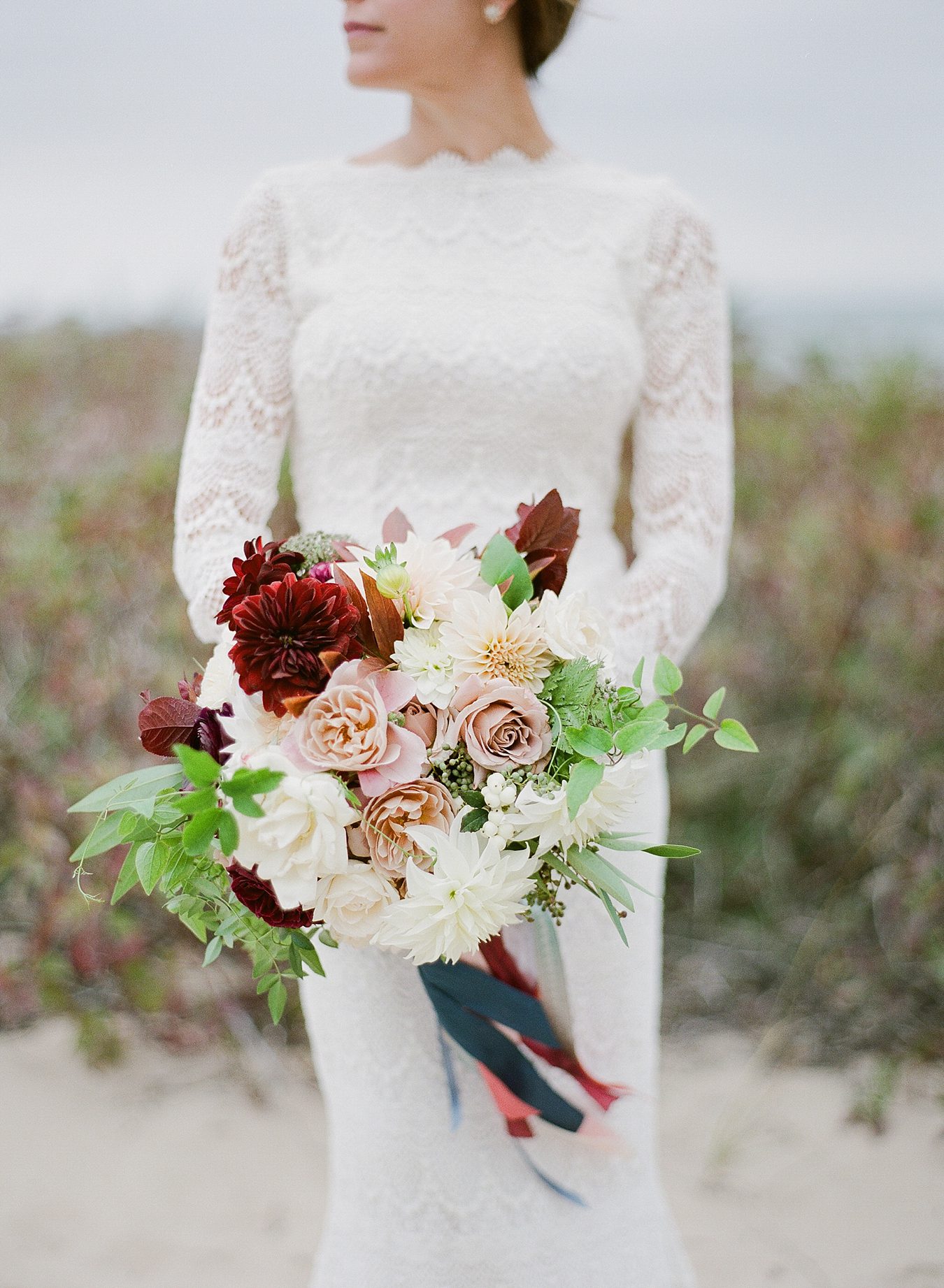 Daughters of Simone dress | Cory Weber Photography | Sincerely, Ginger Event Design & Production | BLOOM Floral Design